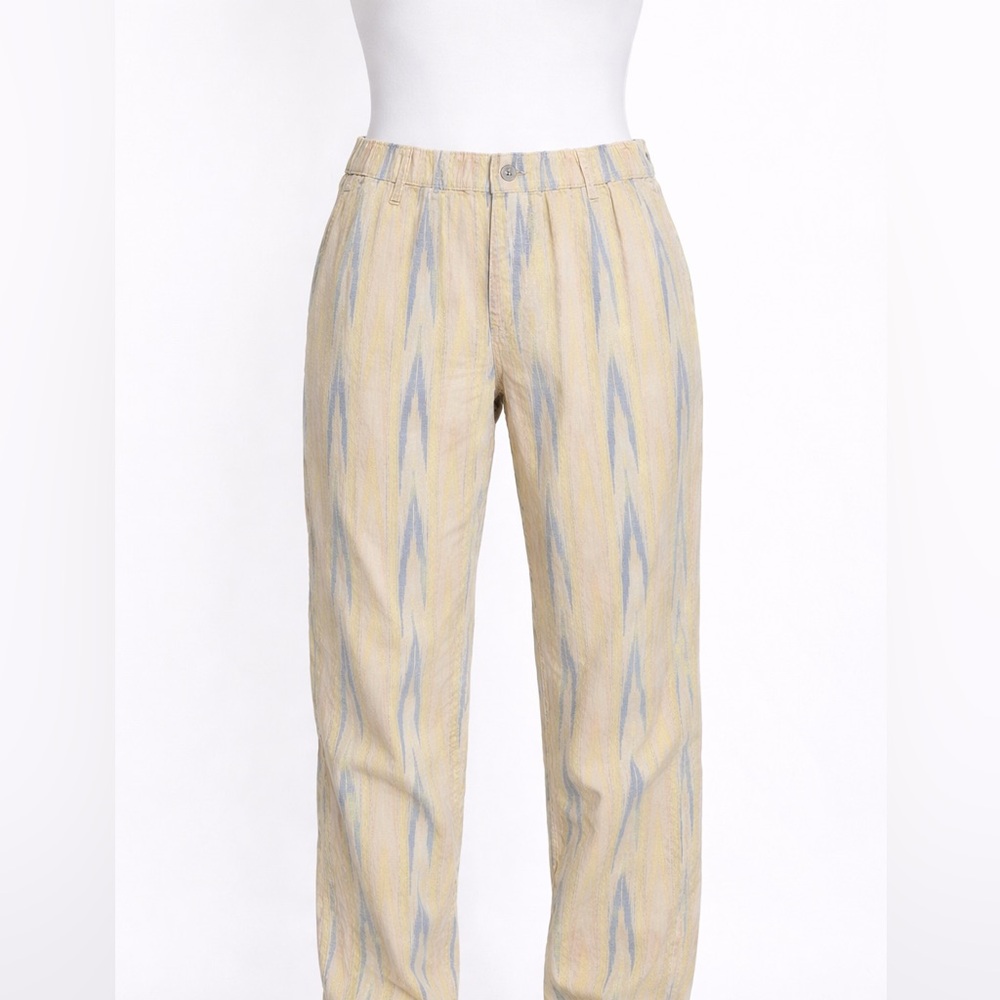Ann Taylor Loft Skinny Beige Patterned Jeans